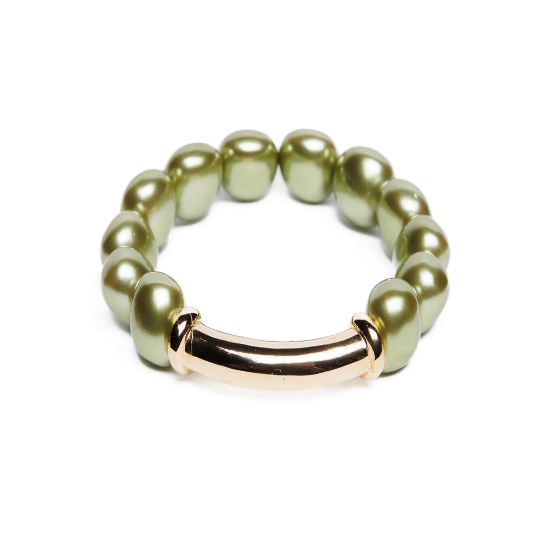 Lily Pad Pebble Bracelet