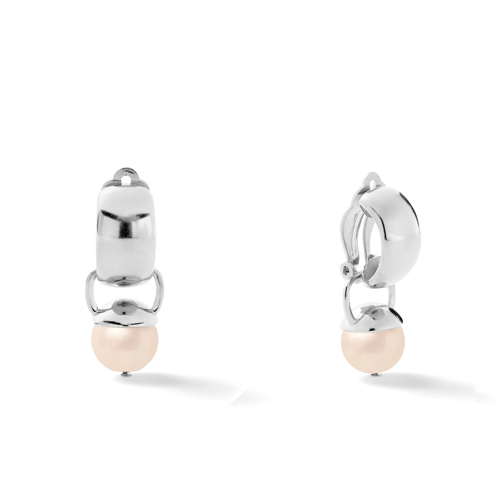 Sterling Sleek & Sculpted Ear Clips Medium