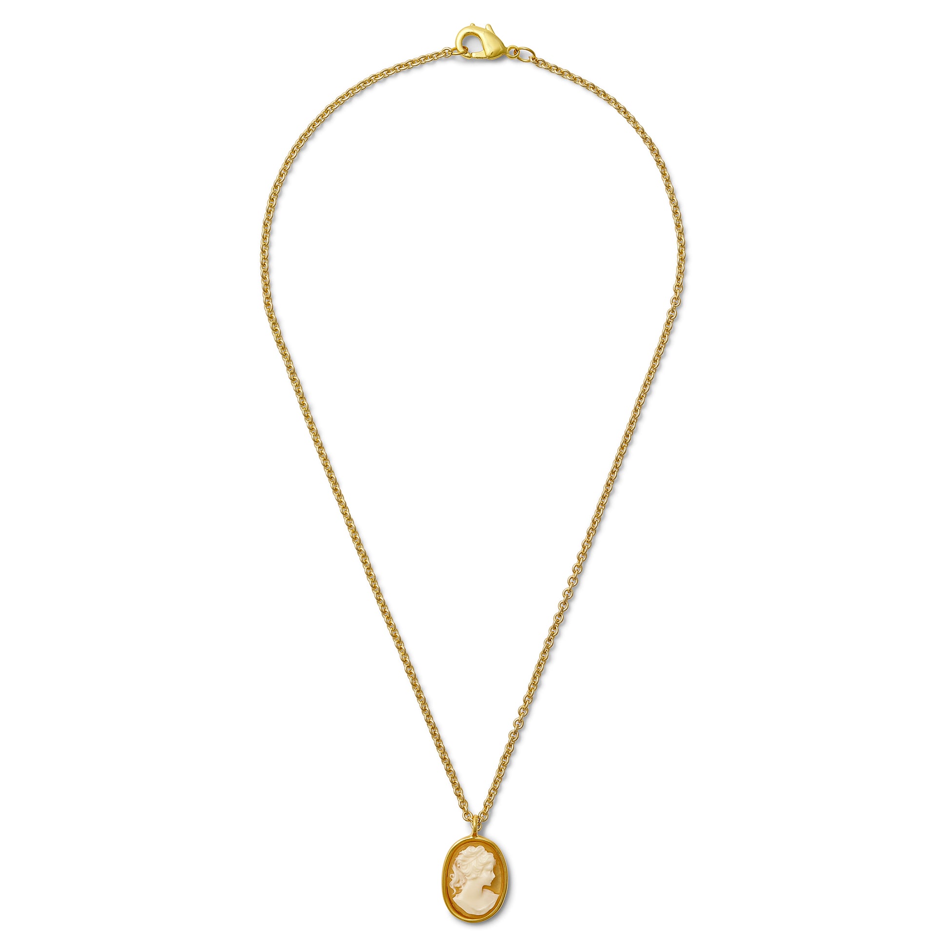 Petite Gilt Lady Pendant