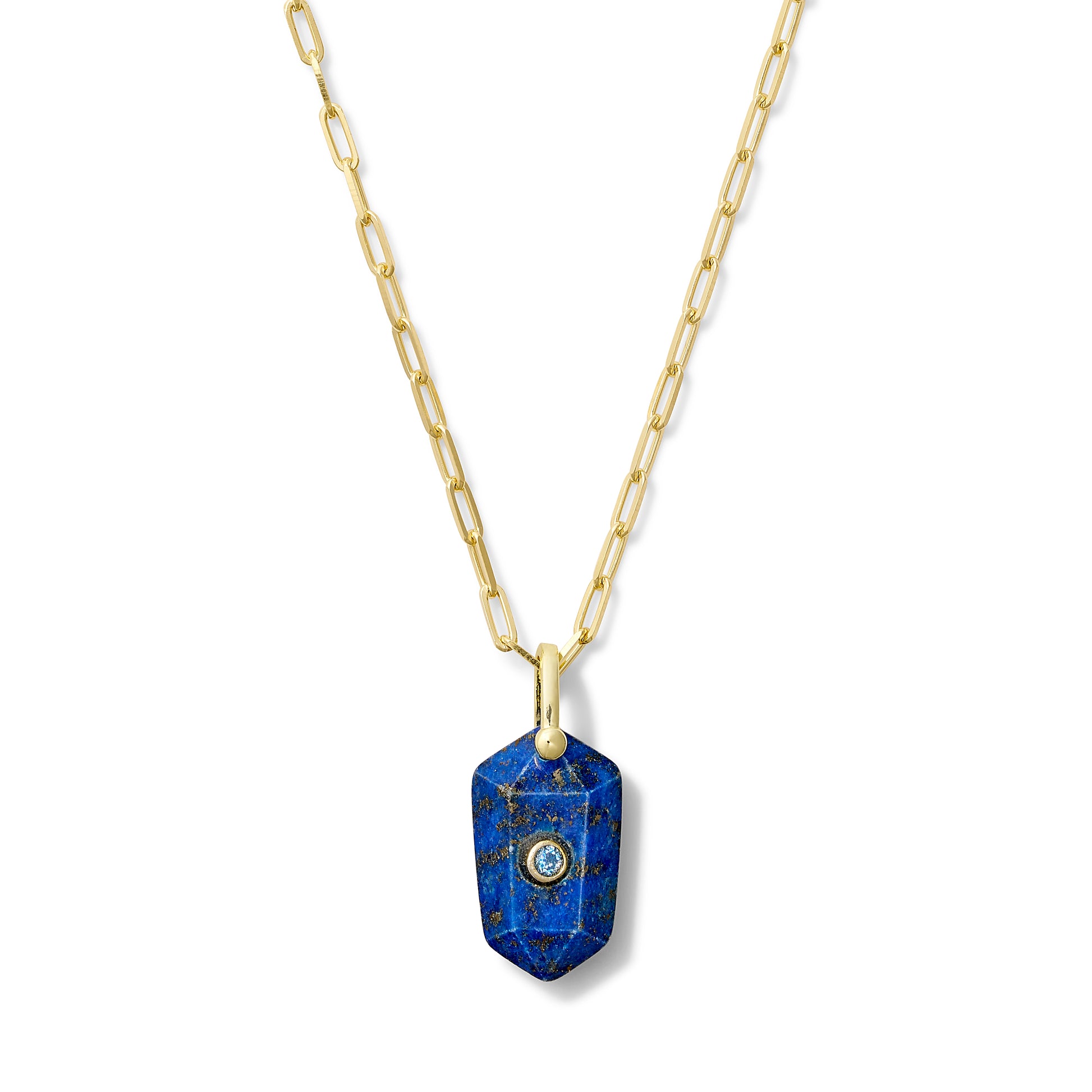 Royal Blue Lapis Talisman Pendant