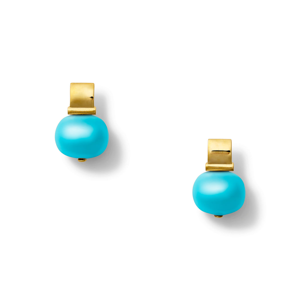 The Forever Fave Pebble Pearl Smooth Post Earring