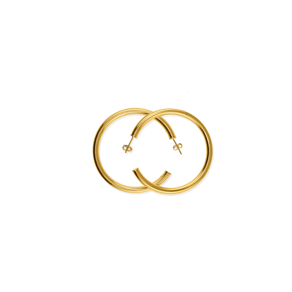 Style Made Simple Gold Hoops
