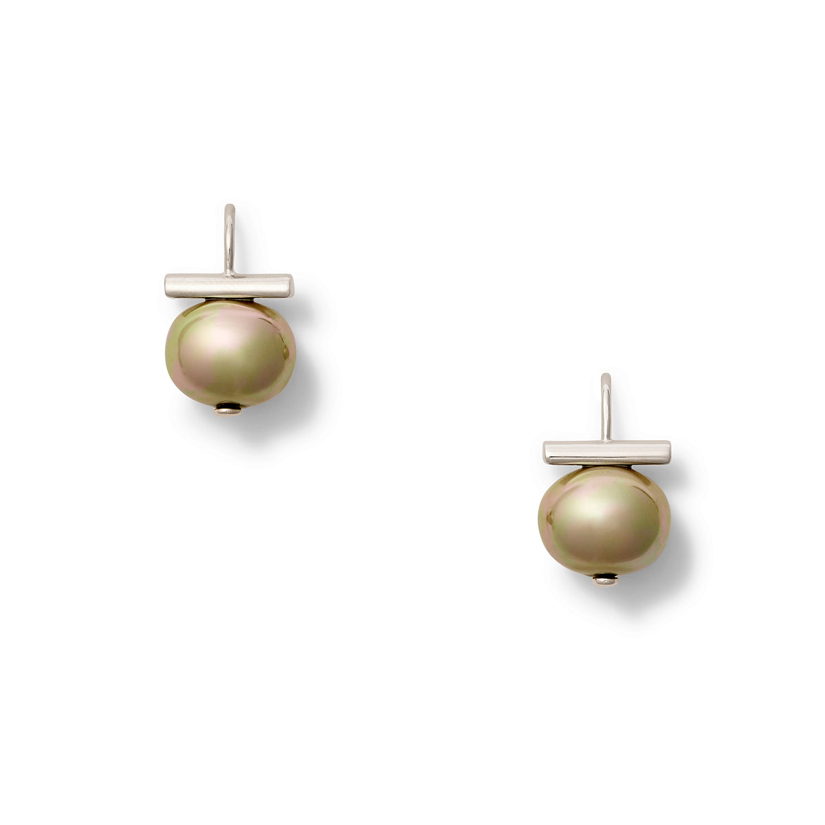 Biscuit Petite + Sweet Pebble Pearls~ Baby Sterling Silver