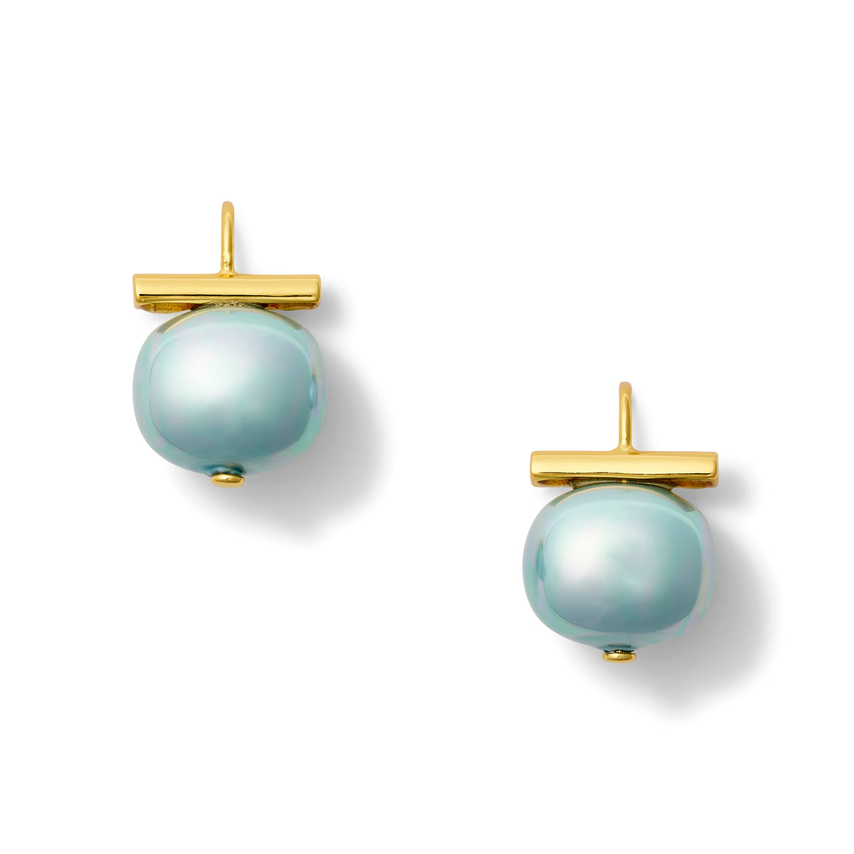 Cornflower Forever Fave Pebble Pearl Earring