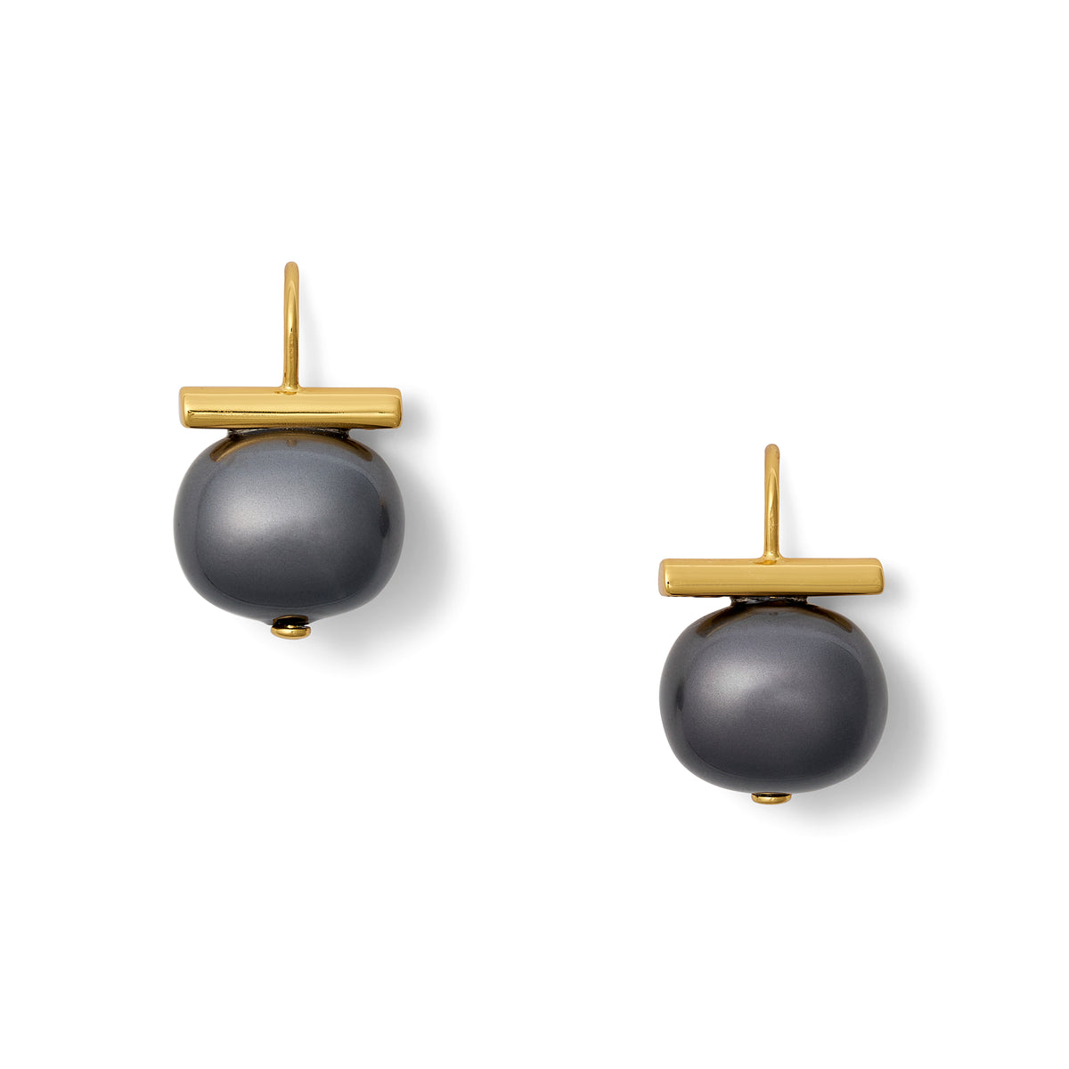 Noir Luxe Black Forever Fave Pebble Pearl Earring