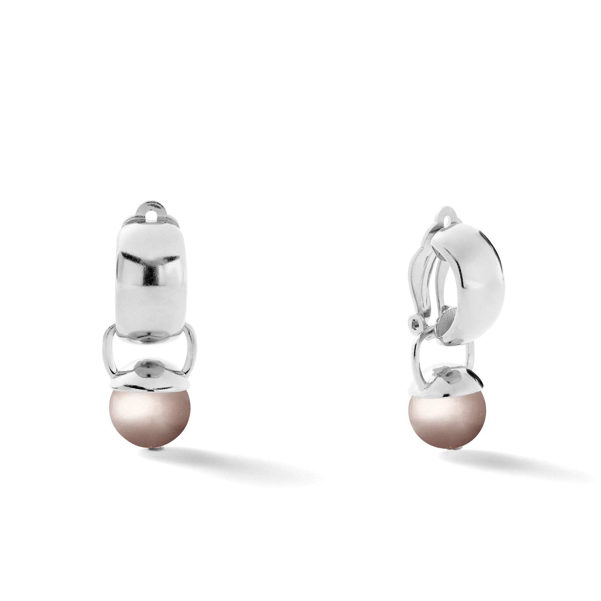 Sterling Sleek & Sculpted Ear Clips Medium