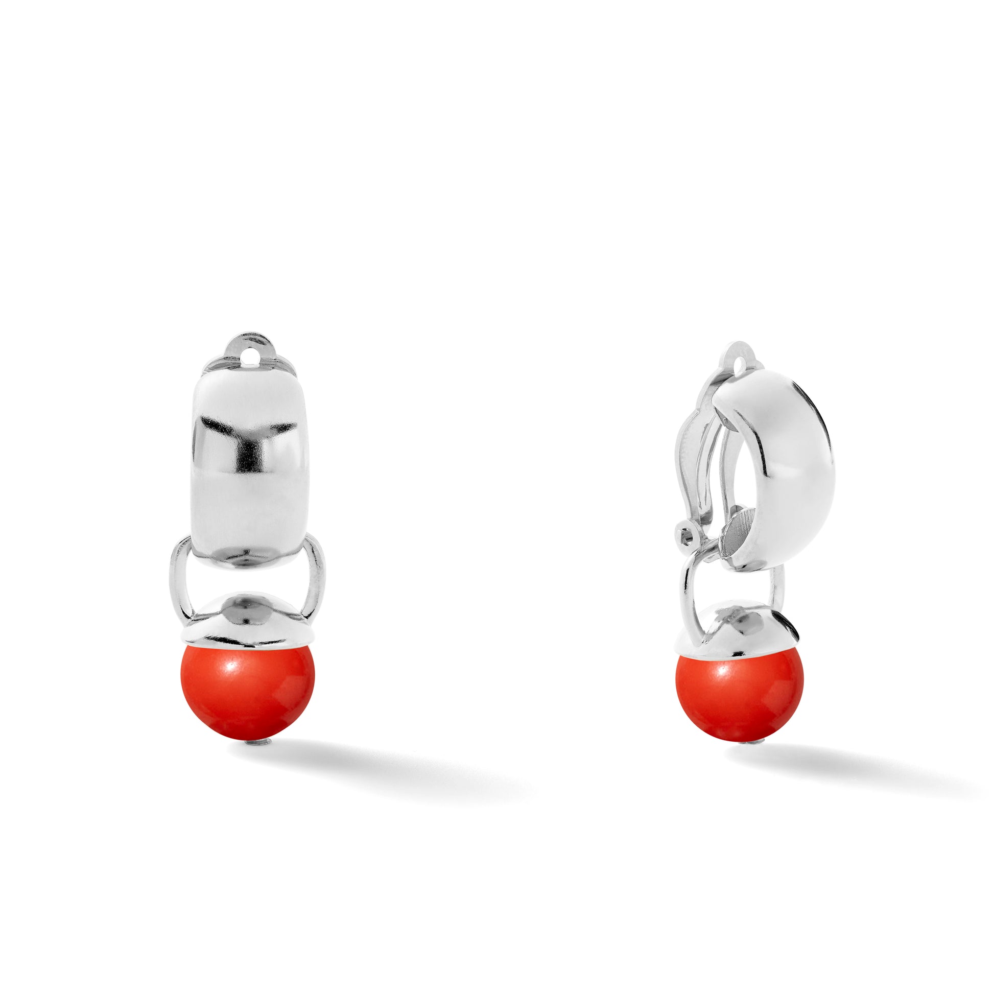 Sterling Sleek & Sculpted Ear Clips Medium