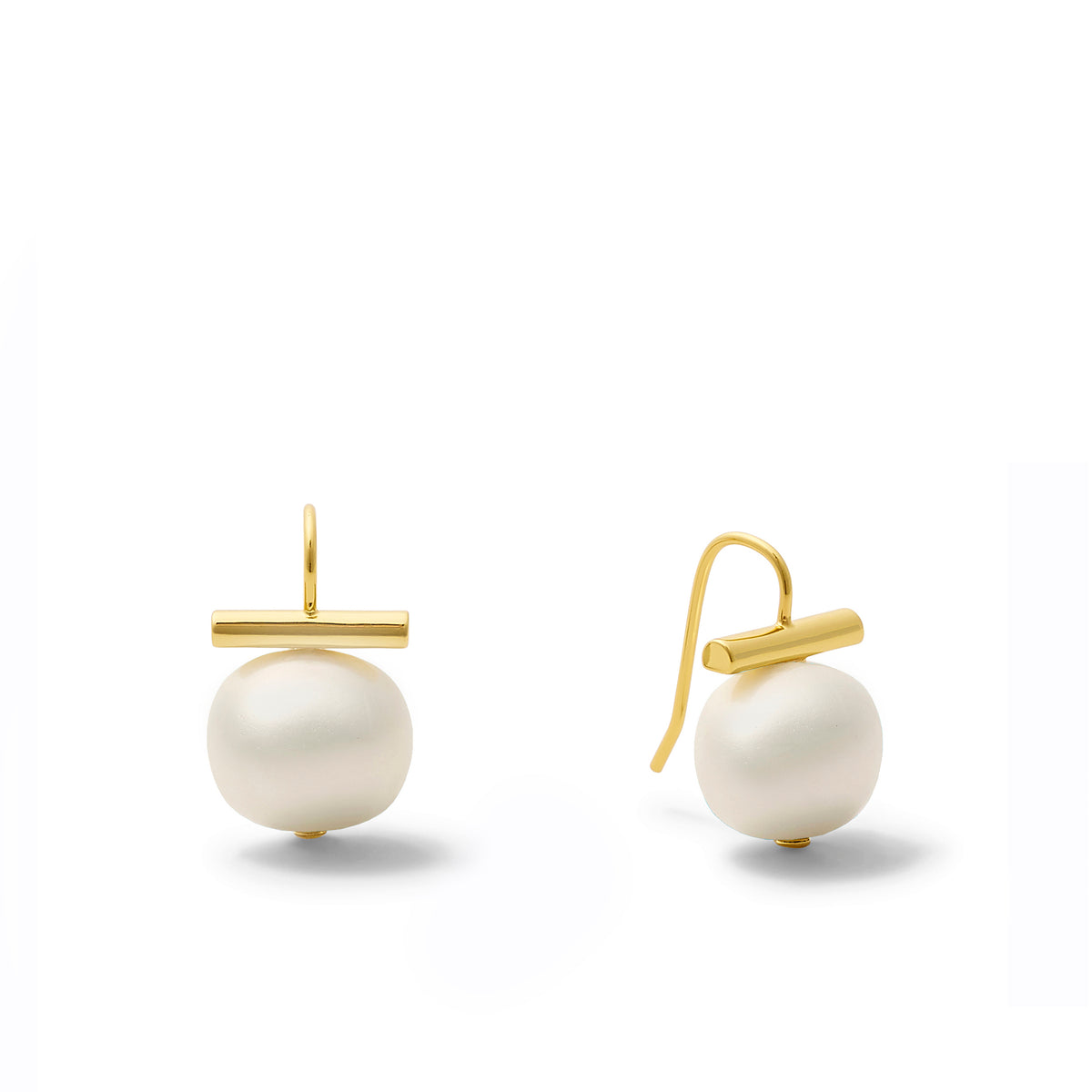 Classic Forever Fave Pebble Pearl Earrings ~ Medium