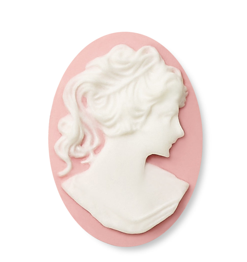 Classic Cameo Pearl Post Earrings