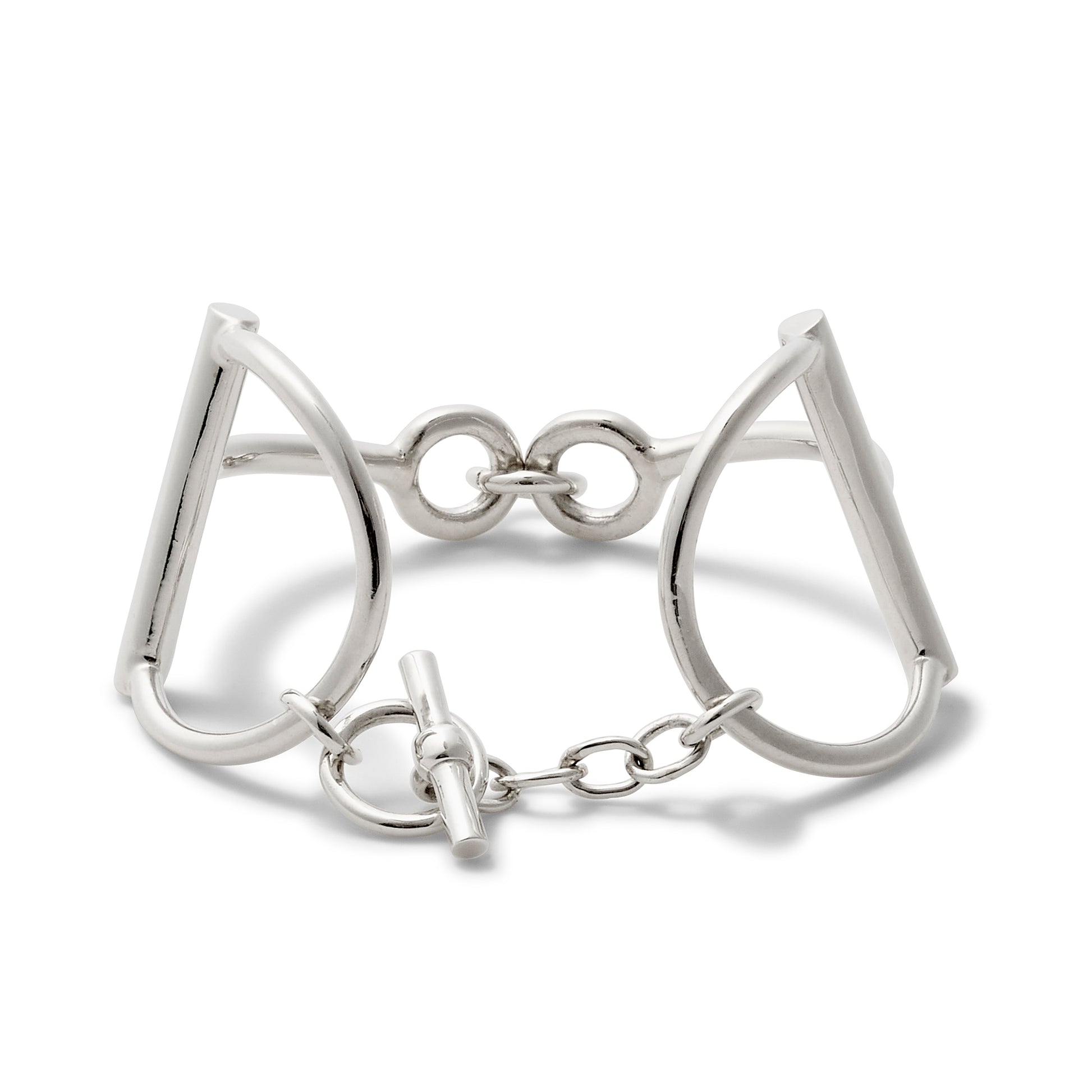 Heritage Horse Bit Sterling Statement Bracelet