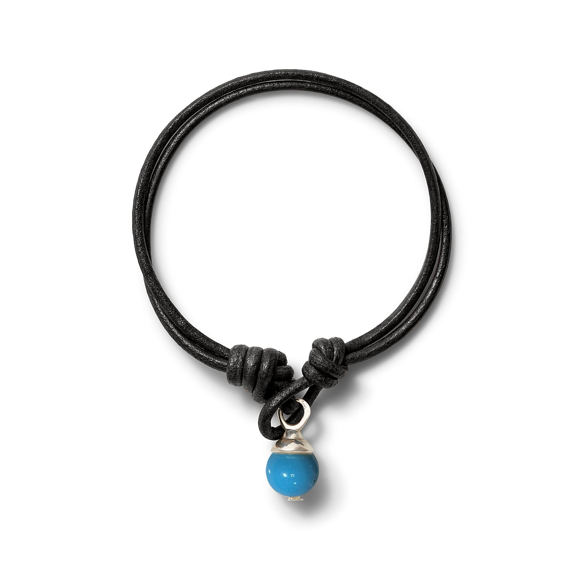 Teeny Sterling + Black Leather Trio