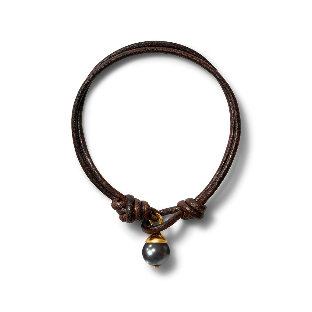 Teeny + Brown Leather Trio