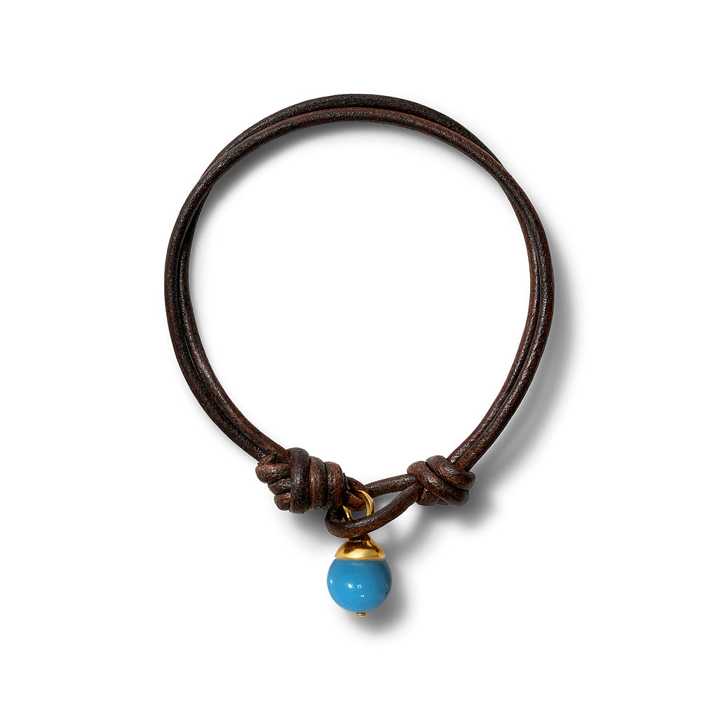 Teeny + Brown Leather Trio